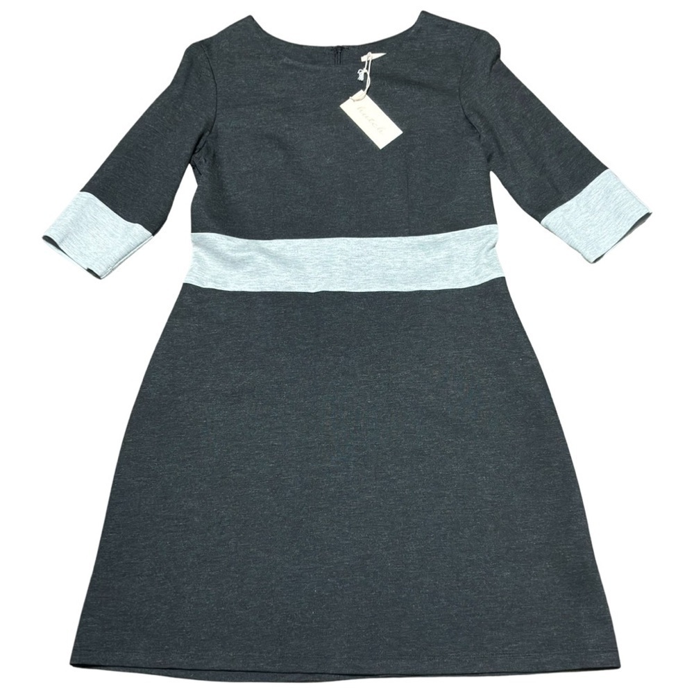 Hutch Dress NWT LARGE DARK AND LIGHT GREY combo